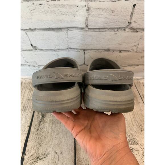 RUGGED SHARK Men’s Gray Clogs / Size: 9 - Picture 10 of 10